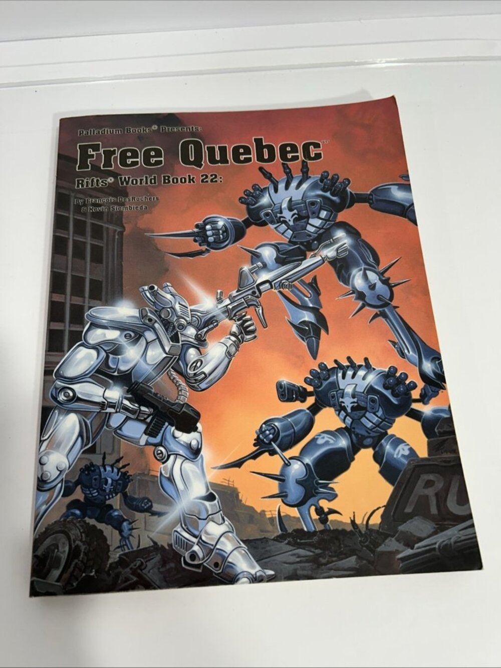 Rifts World Book #22  Free Quebec Francois DesRochers & Kevin Siembieda Palladiu